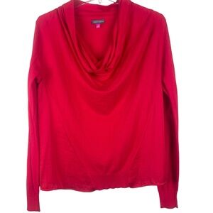 Vince Camuto Red Cole Neck Sweater 2 Material Types Sweater & Fabric Sz S